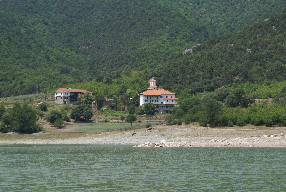 The Monastery of St. George Pološki, Reservoir of Tikveš, Republic of North Macedonia