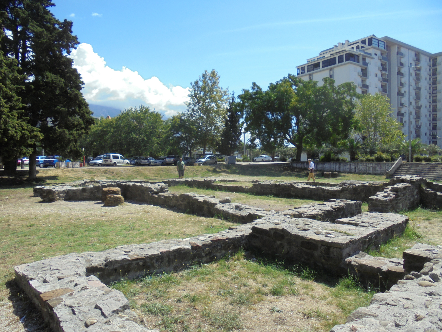 Documentation of an early Christian basilica in Bar, Montenegro
