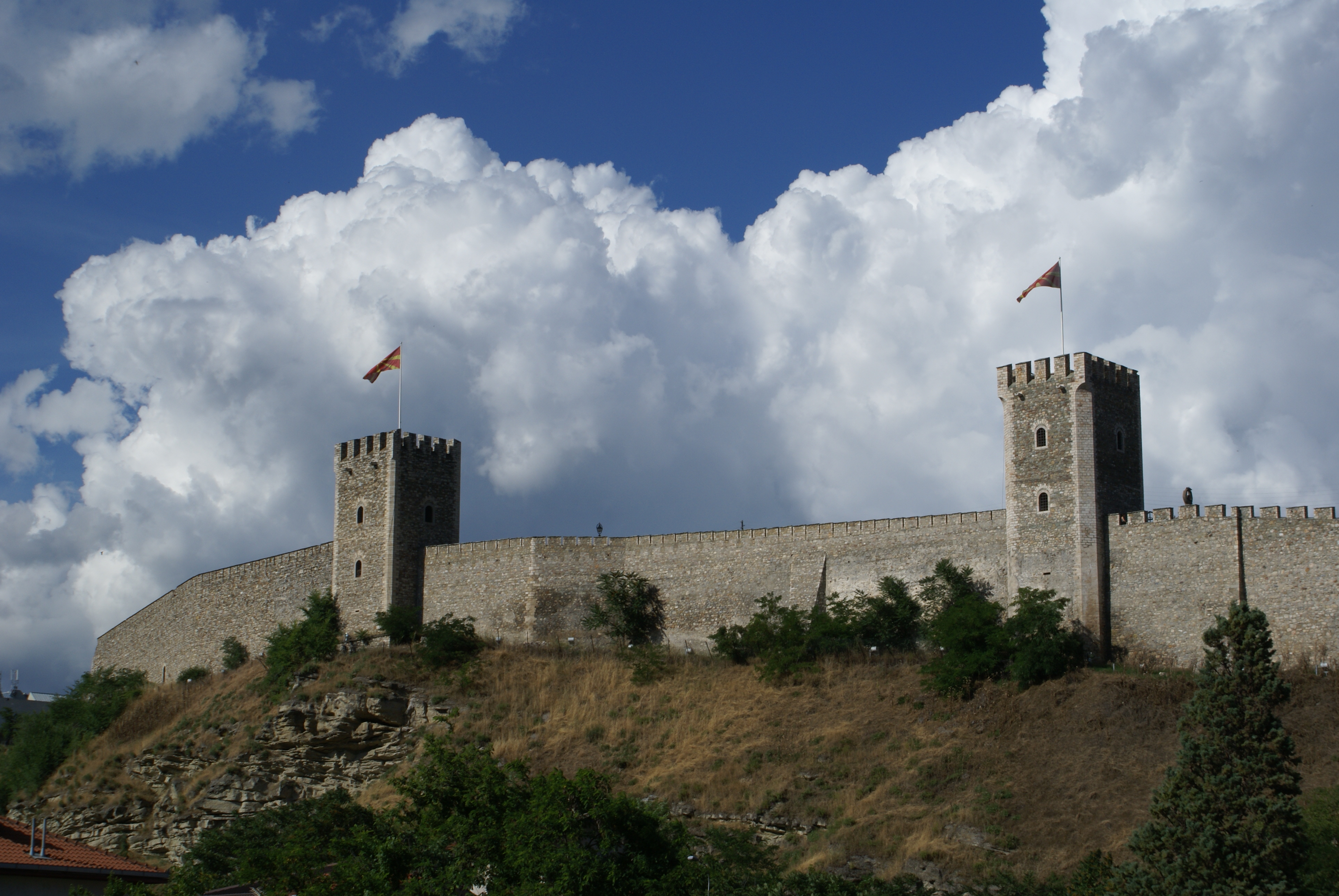 Die Erhebung Kale in Skopje, Republik Nordmazedonie