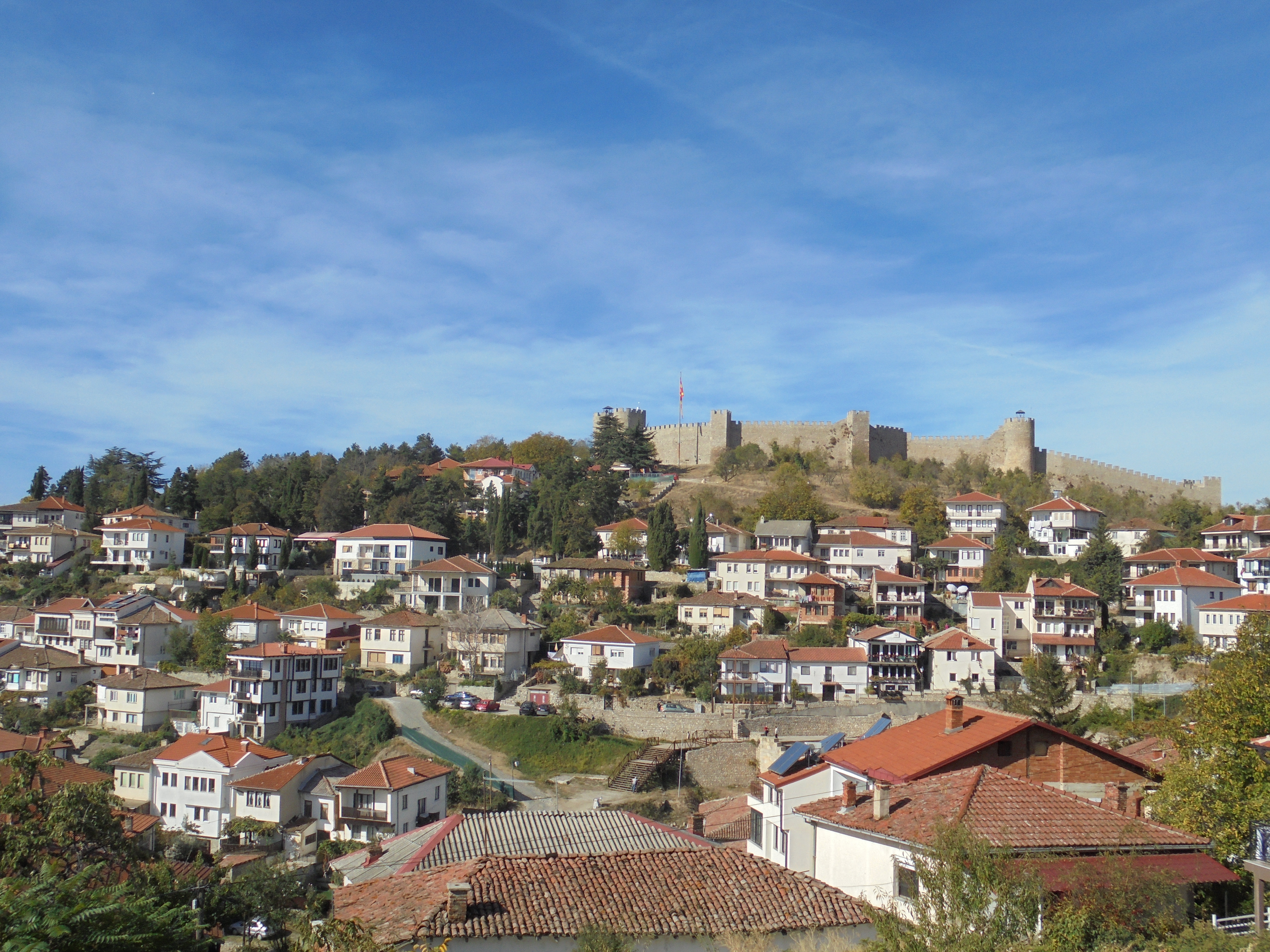 Ohrid und die Burg Samuilova tvrdina, Republik Nordmazedonien