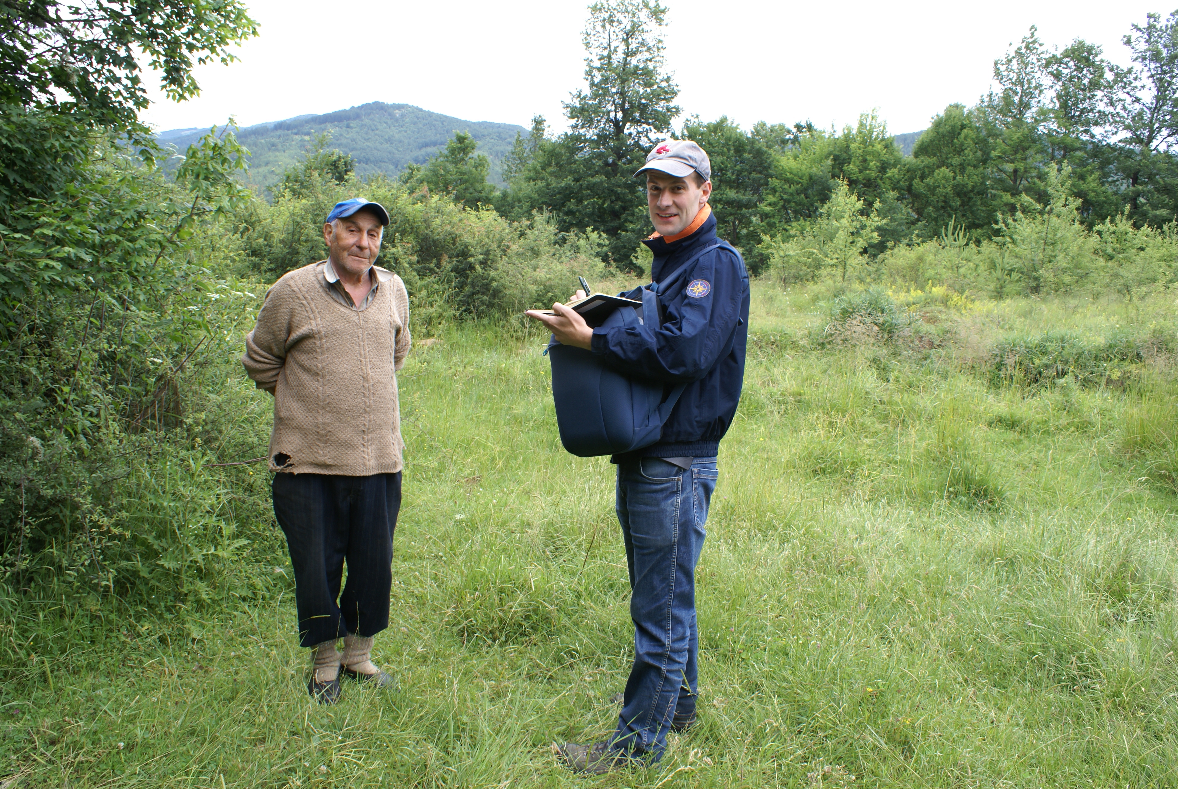 Erkundigung bei einem bulgarischen Landwirt, Bulgarien, 2010