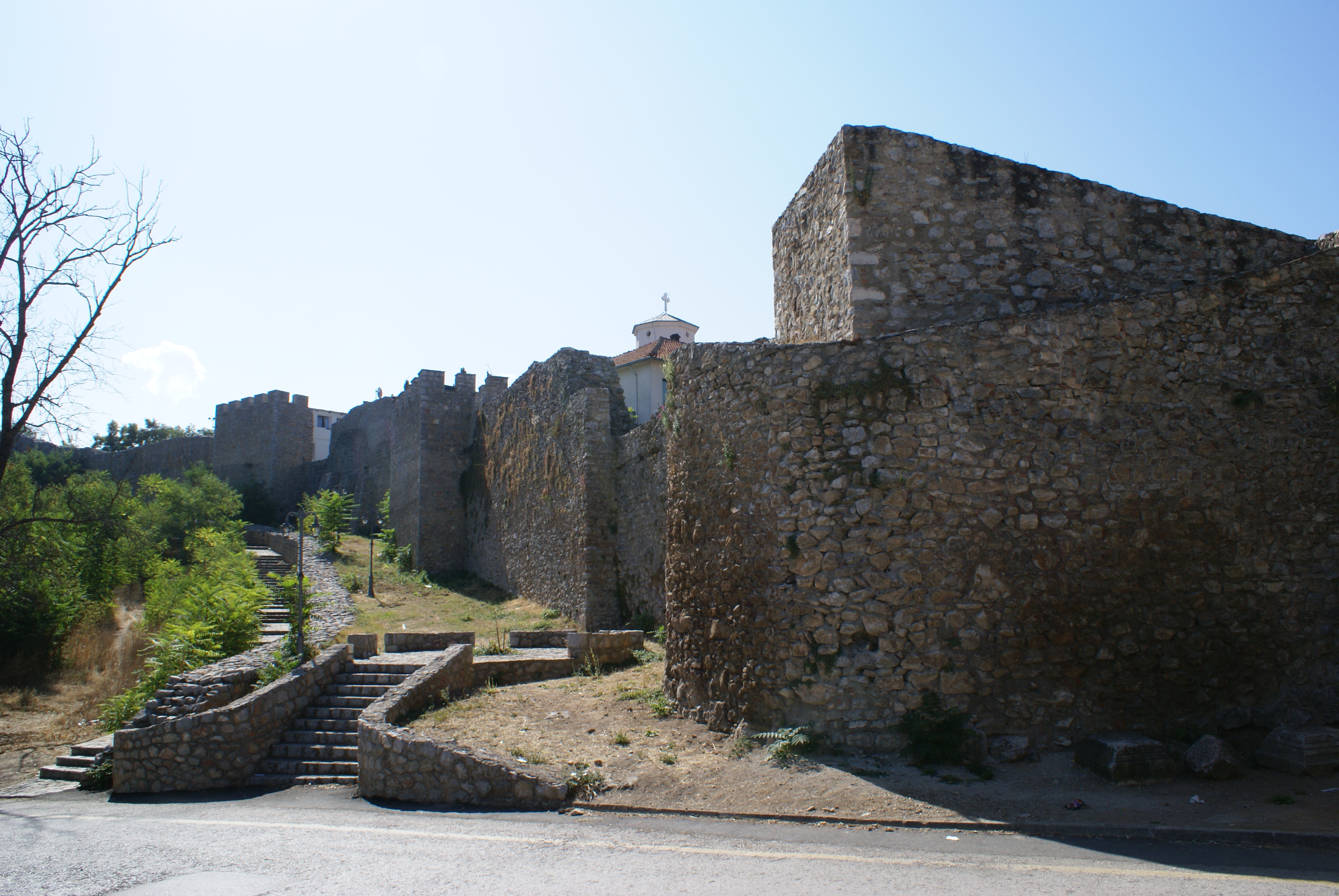 The old city gate of Ohrid, Republic of Northern Macedonia