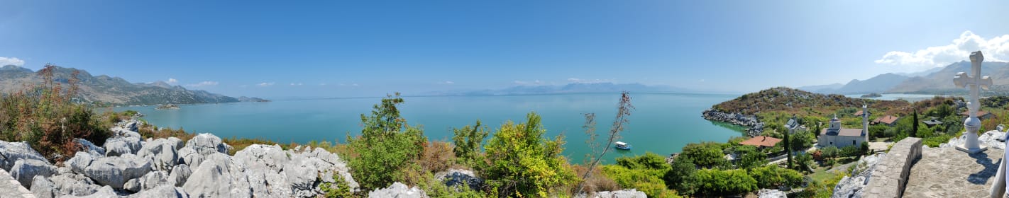 Lake Skadar in Montenegro as Viewed from the Island of Beška, Republic of Montenegro, 2022 (Bernhard Koschiček-Krombholz)